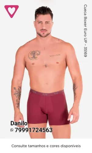 Cueca Boxer Euro UP - Romance