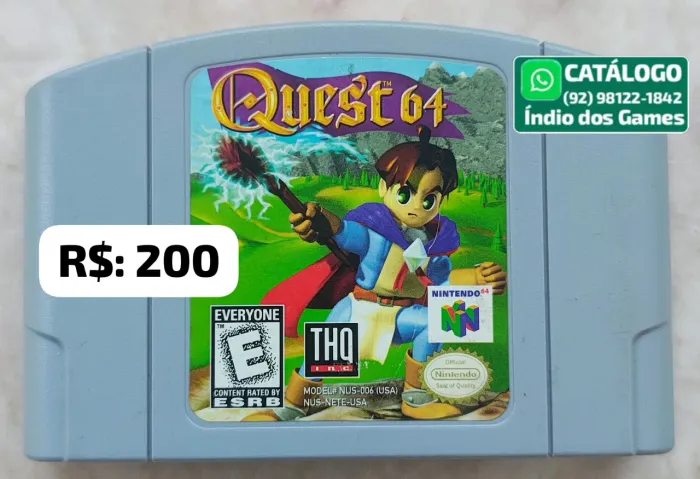 Quest 64 = R$: 200