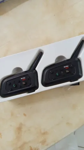 Intercomunicador V6 Plus para Capacete, Bluetooth e Resistente à Água