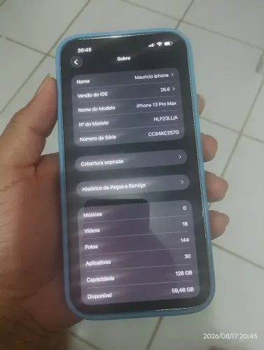 IPHONE 13 PRO MAX 126 GIGAS