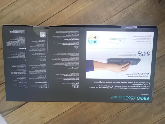 Teclado sem fio logitech ergo k860