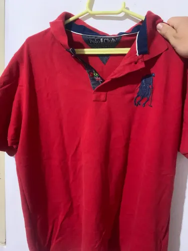camisa polo vermelha da marca Polo Club com o logo Big Pony