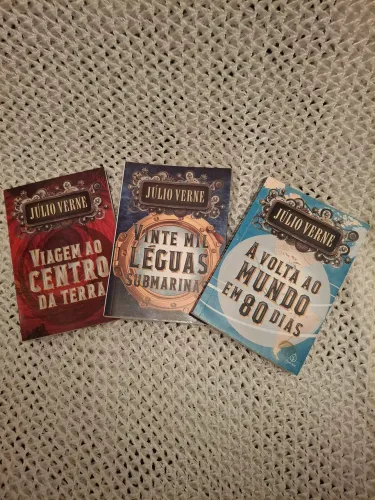 ?Kit 3 Livros Júlio Verne Viagem Ao Centro Da Terra Principis