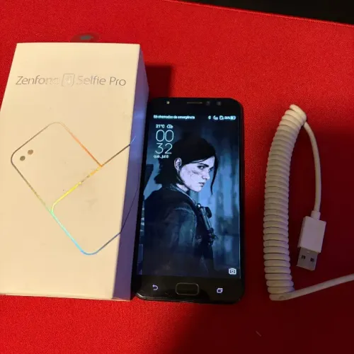 Asus Zenfone 4 Selfie Pro 64GB 4GB Azul Escuro com Caixa e Carregador
