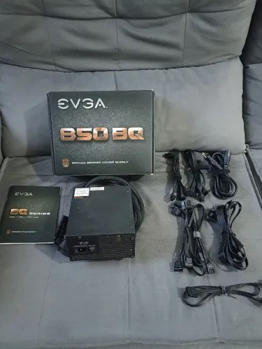 Fonte EVGA 850w bivolt PFC ativo 