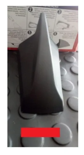 Antena Barbatana Shark Tubarão c sinal radio cores vermelho preto Fosco Prata branco