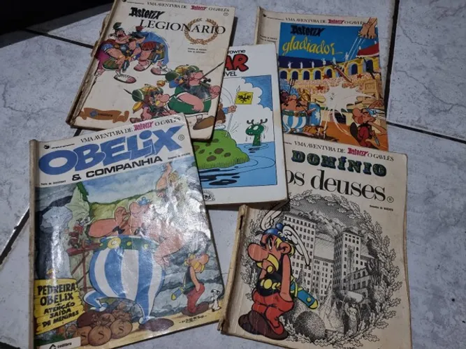 Kit Asterix Legionário Revista Uma Aventura de Asterix o Gaulês anos 1967