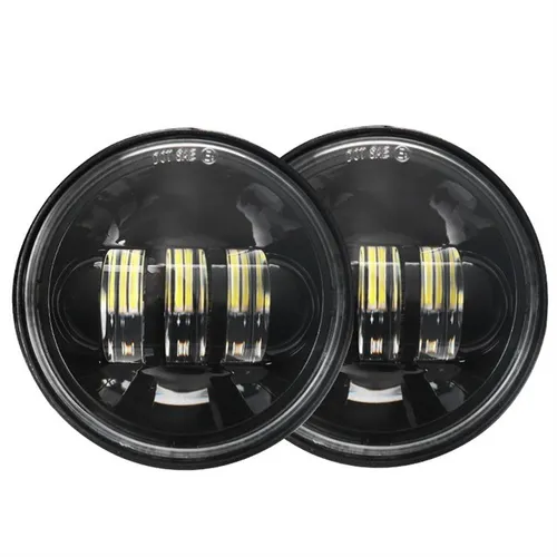 Par Farol Led Auxiliar Para Motos 4,5 Polegadas