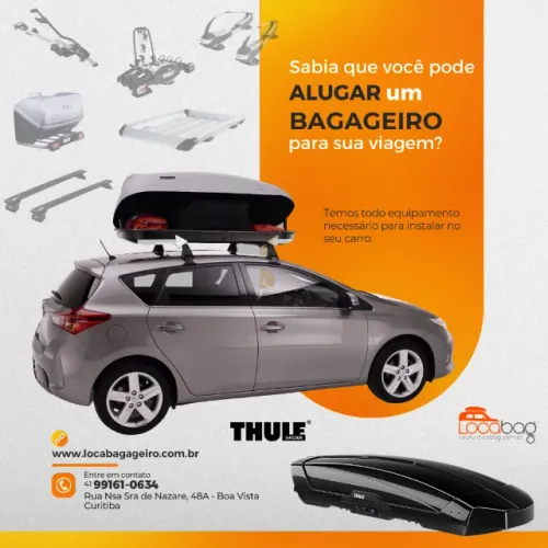 Aluguel de bagageiros e acessórios 