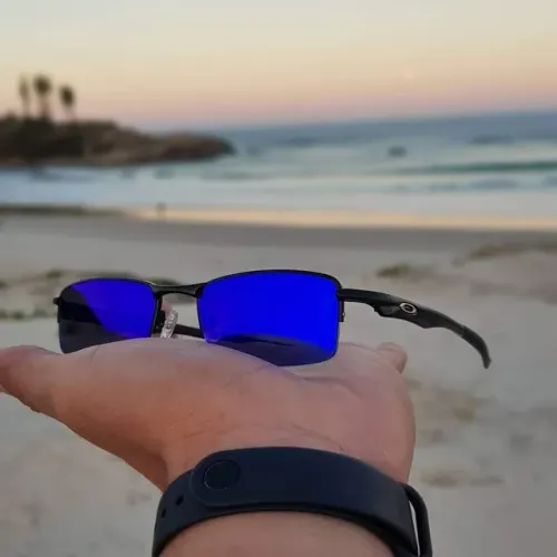 Oculos lupa de vilao Mandrake premium de descanso metal polarizada