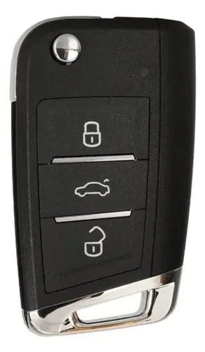 Chave Canivete vw alarme fks cr-720