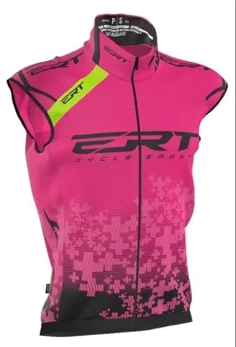 Colete De Ciclismo Corta Vento Ert Team Rosa