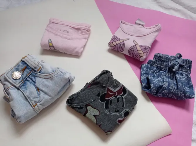 9 peças verão menina 4 anos 