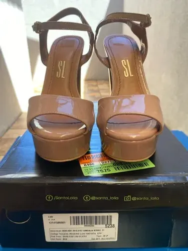Sandália Santa Lolla - Verniz Rosê