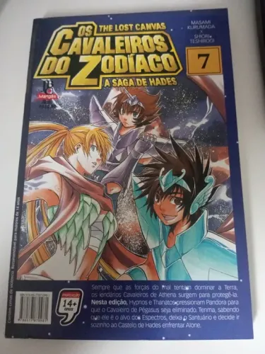 Mangá Cavaleiros do Zodíaco - A Saga de Hades #7 - The Lost Canvas editora jbc
