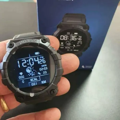 Smartwatch  militar Fd88/modo saúde/modo esportivo/sono/notificações de redes