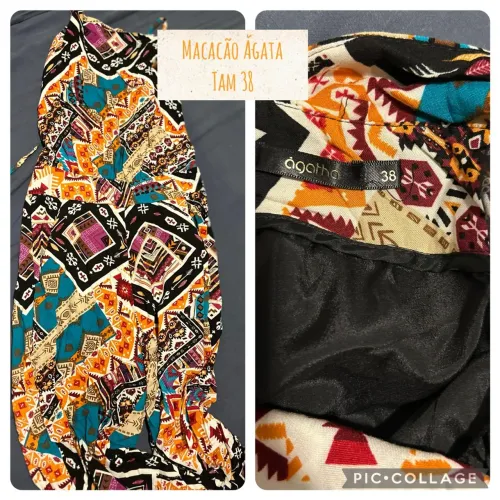 Macacão Longo Estampado Ágata 
