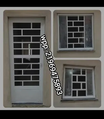 Porta e Janela com vidro 