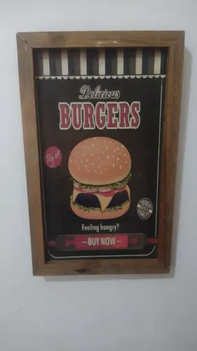 Quadro hambúrguer 