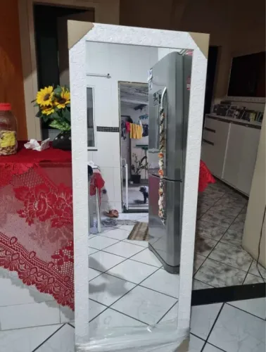 Espelhos grandes com moldura novos