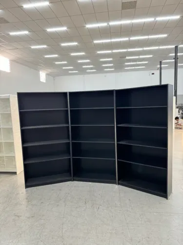 Prateleira Expositora Preta MDF - Fábrica 