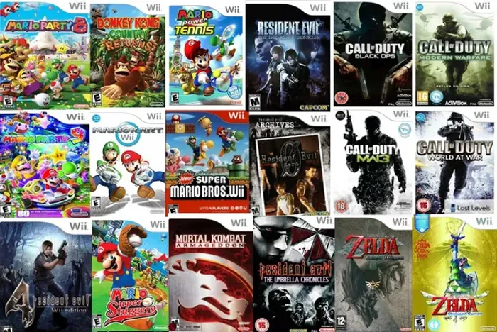 Jogos de Nintendo Wii 5 cada cd