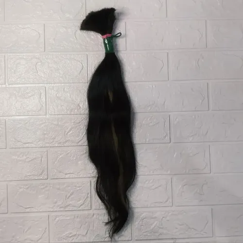 Cabelo Humano 106g 9,00 50cm Castanho Escuro, Ondulado, Regional Não Virgem