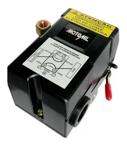 PRESSOSTATO AUTOMATICO 100 / 140 LBS 4 VIAS C/ ALAVANCA 100/140lbs 4VIAS