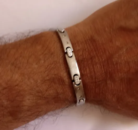 Pulseira de aço inoxidável