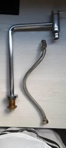 Torneira Alta de Mesa para Cozinha - Deca Link 2256 - Cromado - Usada e Funcional