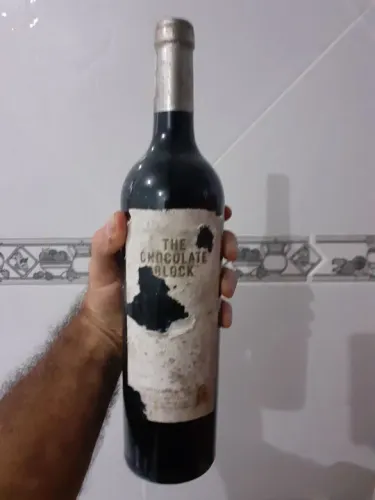 Garrafa de vinho The Chocolate Block