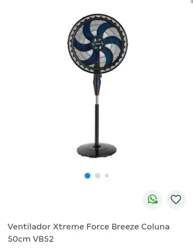 Ventilador de Coluna Xtreme Force Breeze 50cm - Novo