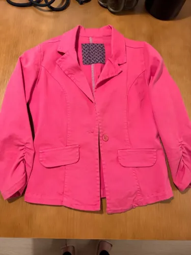 Blazer rosa feminino