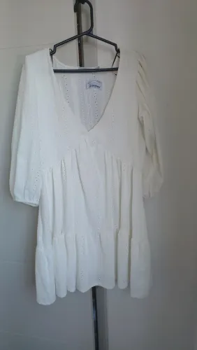 Vestido branco noiva civil lasie laise lazy na etiqueta