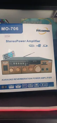 Amplificador Stereo Power Atomo MO-706