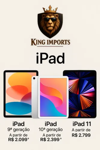 iPad 9, 10 e 11 - Tecnologia Apple ao seu alcance!