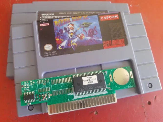 MEGA MAN X, REPRO NOVA PLACA CHIPADA.