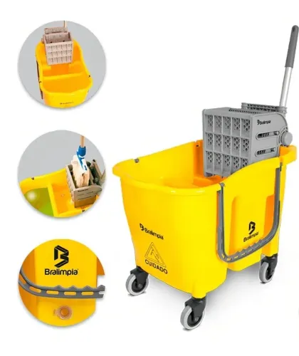 Carrinho Mop Profissional Bralimpia