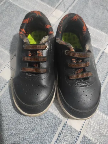 Tênis Infantil Preto Tamanho 24