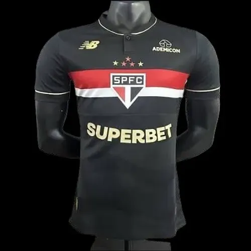 Camisa São Paulo FC Jogador Preta 2025/26 - Third Lançamento