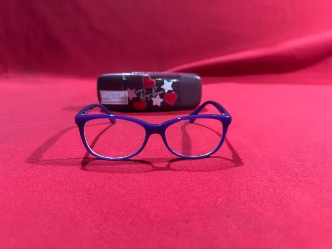 Armação oculos infantil rayban
