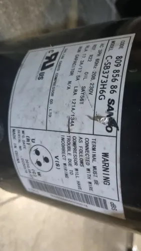 COMPRESSOR SCROLL PANASONIC C-SB373H6G