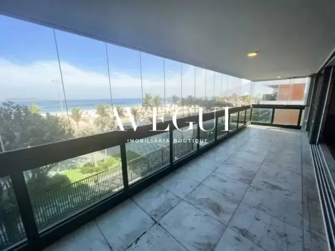 Vista Mar, 3 Quartos, Varanda, Portaria 24h na Vieira Souto