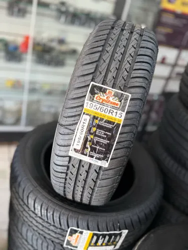 Pneu Crystone 195/60/15 BORRACHA PREMIUM VIPAL