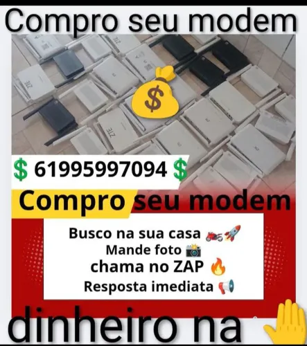 Modem parado vira grana 