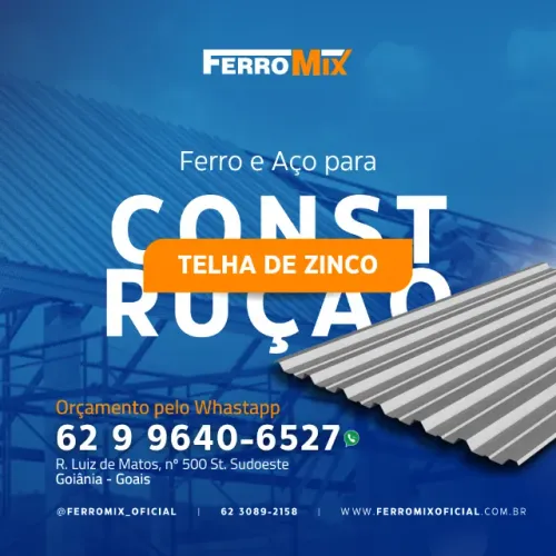 Telha Metálica TP40 Trapezoidal | Telhas de Zinco | Telha Galvalume | Telha Galvanizada