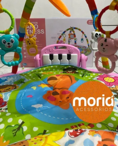 Tapete Interativo Musical Bebe Piano Mobile Baby Tudo