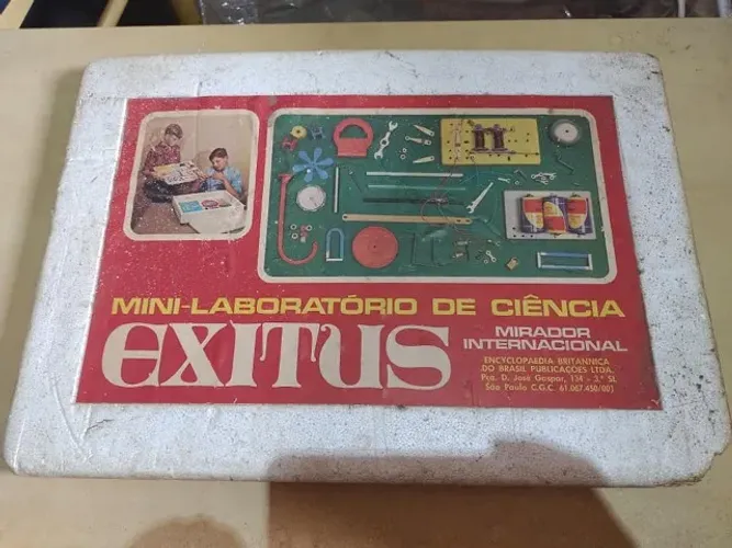 Mini-laboratório De Ciência Exitus - Incompleto Conforme Fotos