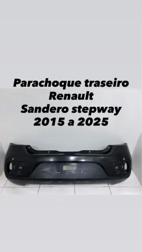Parachoque traseiro Renault Sandero 2015 a 2025 original