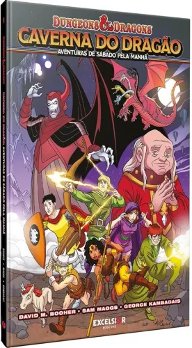 Caverna do Dragão Dungeons & Dragons Aventuras de Sábado pela Manhã